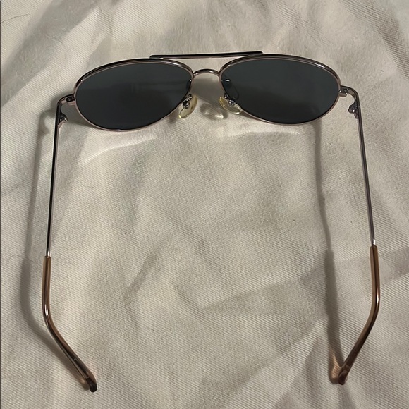 Cole Haan Pink and Silver Aviator Sunglasses - Picture 4 of 5